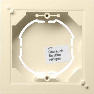 Gira 021901 Aufputz-Gehaeuse 1fach flach Standard 55 Cremeweiss