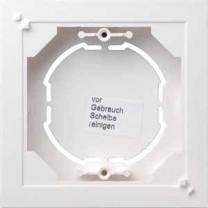 Gira 021904 Aufputz-Gehaeuse 1fach flach Standard 55 Reinweiss matt