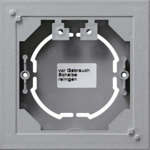 Gira 021926 Aufputz-Gehaeuse 1fach flach System 55 Farbe Alu