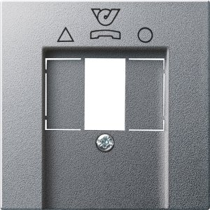 Gira 026026 Abdeckung fuer TDO System 55 Farbe Alu
