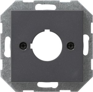 Gira 027228 Abdeckung+Tragring Geraete mit 22,5 mm System 55 Anthrazit