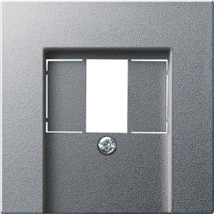 Gira 027626 Abdeckung TAE+Stereo+USB System 55 Farbe Alu
