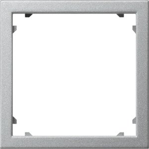 Gira 028326 Adapterrahmen 45x45 quadratisch System 55 Farbe Alu