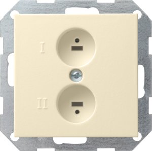 Gira 040201 Stereo-Lautsprecher Steckdose System 55 Cremeweiss