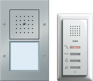Gira 049543 Einfam.haus-Paket Audio Tuerkommunikation Farbe Alu