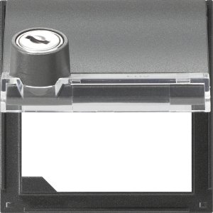 Gira 069467 Adapterrahmen KD BSF Schloss sort Gira TX_44 (WG UP) Anthrazit