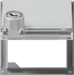 Gira 069765 Adapterrahmen KD BSF Schloss Gira TX_44 (WG UP) Farbe Alu