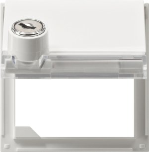 Gira 069766 Adapterrahmen KD BSF Schloss Gira TX_44 (WG UP) Reinweiss