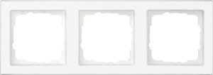 Gira 071322 Abdeckrahmen 3fach Transparent Gira E2 Reinweiss