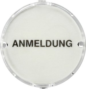 Gira 080720 Lichtsignal Haube Klar als Infofeld Zubehoer