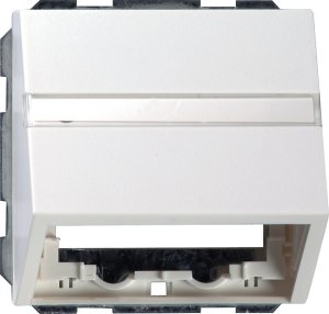 Gira 087027 Datenhaube BSF mit Tragring System 55 Reinweiss matt