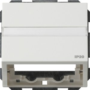 Gira 087066 Datenhaube BSF mit Tragring Gira TX_44 Reinweiss