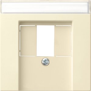 Gira 087601 Abdeckung BSF TAE+Stereo+USB System 55 Cremeweiss