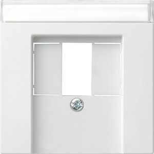 Gira 087603 Abdeckung BSF TAE+Stereo+USB System 55 Reinweiss