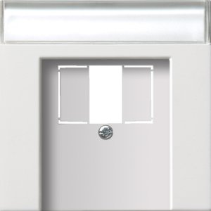 Gira 0876112 Abdeckung BSF TAE+Stereo+USB Flaechenschalter Reinweiss