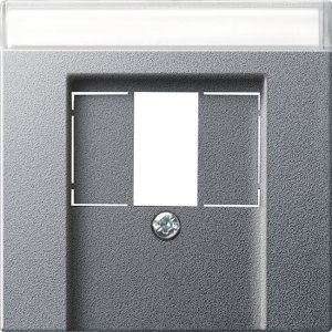 Gira 087626 Abdeckung BSF TAE+Stereo+USB System 55 Farbe Alu