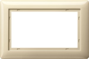Gira 100101 Abdeckrahmen 1,5fach Standard 55 Cremeweiss