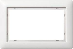 Gira 100104 Abdeckrahmen 1,5fach Standard 55 Reinweiss matt