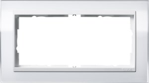 Gira 1002723 Abd.rahmen 2f o. MS fuer reinweiss Gira Event Klar Weiss