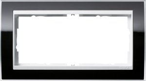 Gira 1002733 Abd.rahmen 2f o. MS fuer reinweiss Gira Event Klar Schwarz