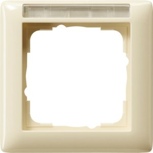 Gira 109101 Abdeckrahmen 1fach BSF Standard 55 Cremeweiss