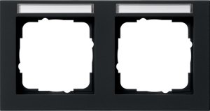 GIRA Abdeckrahmen 2f waager. BSF 109209