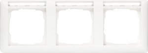 Gira 109327 Abdeckrahmen 3fach BSF waagerecht Standard 55 Reinweiss matt