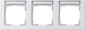 Gira 109329 Abdeckrahmen 3fach BSF waagerecht Gira E2 Reinweiss