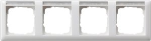 Gira 109403 Abdeckrahmen 4fach BSF waagerecht Standard 55 Reinweiss