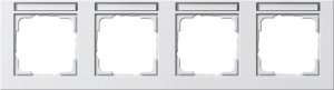 Gira 109429 Abdeckrahmen 4fach BSF waagerecht Gira E2 Reinweiss