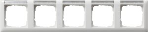 Gira 109503 Abdeckrahmen 5fach BSF waagerecht System 55 Reinweiss