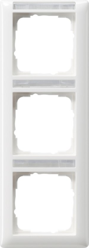 Gira 110303 Abdeckrahmen 3fach BSF senkrecht Standard 55 Reinweiss