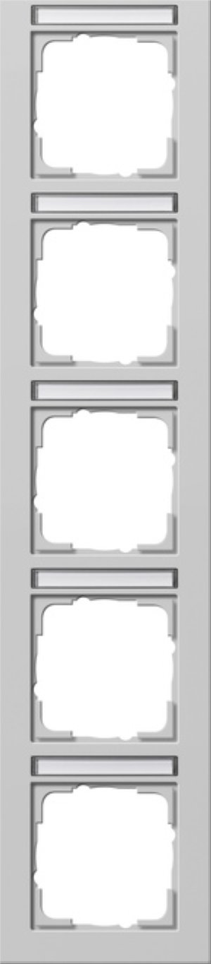 GIRA Abdeckrahmen 5f senkr. BSF G 111537