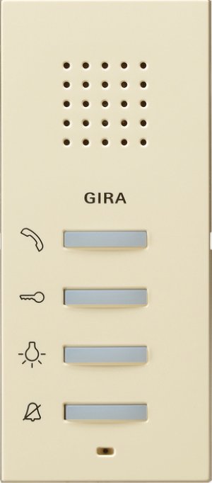 Gira 125001 Wohnungsstation AP System 55 Cremeweiss