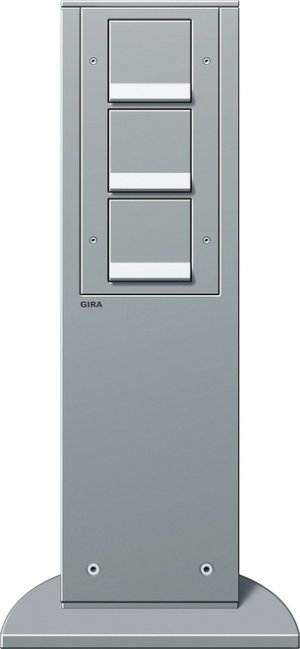 Gira 134126 491mm 3xSCHUKO KS Energiesaeule Farbe Alu