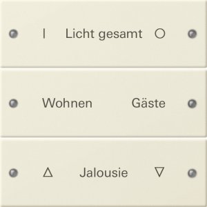 GIRA Wippenset 3f beschriftbar 220301