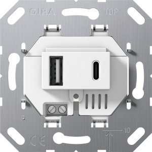 GIRA USB-Spannungsvers. 2f Typ A/ 234900