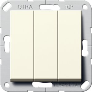 GIRA Wippschalter Ein Aus 3-fach 283001
