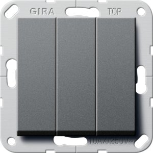GIRA Wippschalter Ein Aus 3-fach 283028