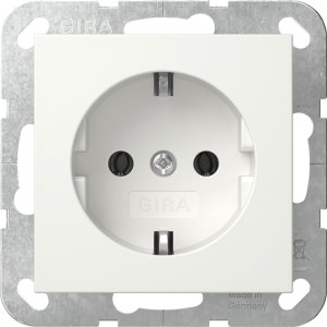 GIRA SCHUKO System 55 Reinweiß 418803