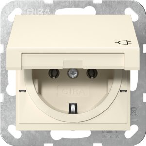 GIRA SCHUKO KDSystem 55 Cremeweiß 445401