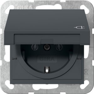 GIRA SCHUKO KDSystem 55 Anthrazit 445428
