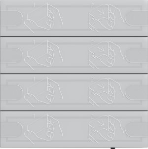 GIRA KNX Tastsens.4 Komfort 4f T 5004028