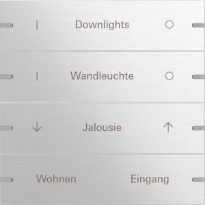 GIRA Wippenset 4f indiv. Tastsens 503417