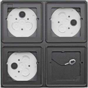 GIRA AP-Gehäuse 4 Module 2x2 Sys 5508902