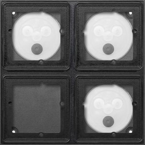 GIRA Gehäuse 2x 2f System 106 551800
