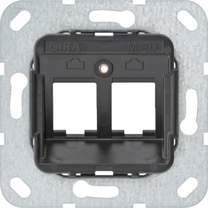 Gira 560900 Modular Jack 9 2fach Tragring