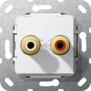 Gira 566503 WBT-0710 Cu nextgen? Schraubanschluss Einsatz Reinweiss