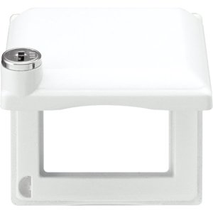 Jung AS581BFSLKLWW Klappdeckel m. Sicherheitss