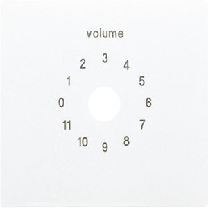 Jung LS594-8WW Abd. f. Lautstaerkesteller